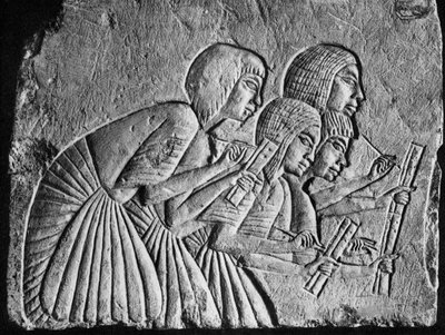 Scrivani egiziani, c1350 a.C. 1936 da Unbekannt
