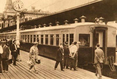 Treno elettrico a unità multipla, Mosca, URSS, anni 1920 da Unbekannt