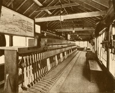 Cabina di segnalazione elettromeccanica a Victoria, Southern Railway, 1930 da Unbekannt