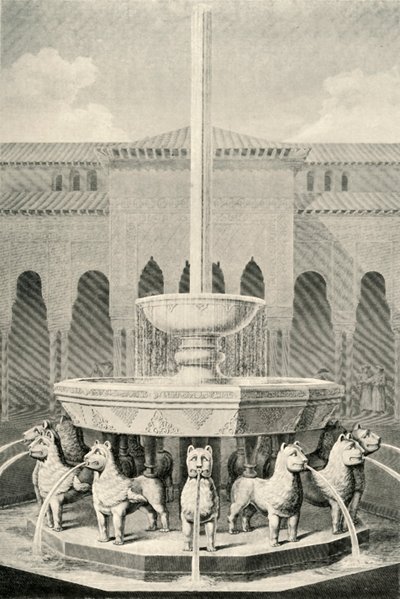 Elevazione della Fontana dei Leoni, 19° secolo, 1907 da Unbekannt