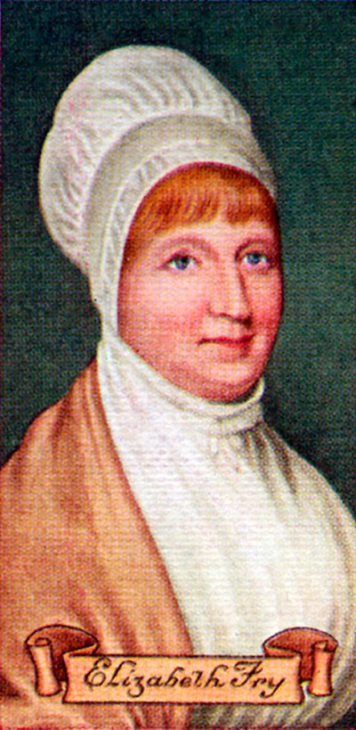 Elizabeth Fry, da una serie di carte da sigarette, 1935 da Unbekannt