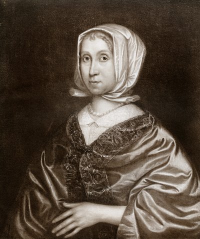 Elizabeth Steward, madre di Oliver Cromwell, XVII secolo, 1899 da Unbekannt