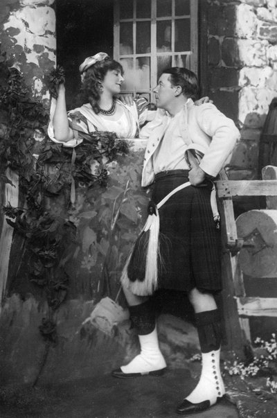 Ellaline Terriss e Seymour Hicks in The Gay Gordons, c1907 da Unbekannt