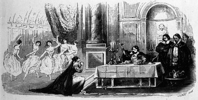 Elvira implora Don Giovanni di cambiare i suoi modi, scena da 