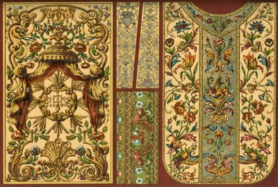 Ricamo, arazzo in pelle, oreficeria, XVII, XVIII e XIX secolo da Unbekannt