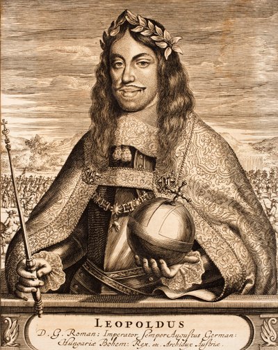 Imperatore Leopoldo I 1640-1705 Da: Schauplatz des Krieges, 1675 da Unbekannt