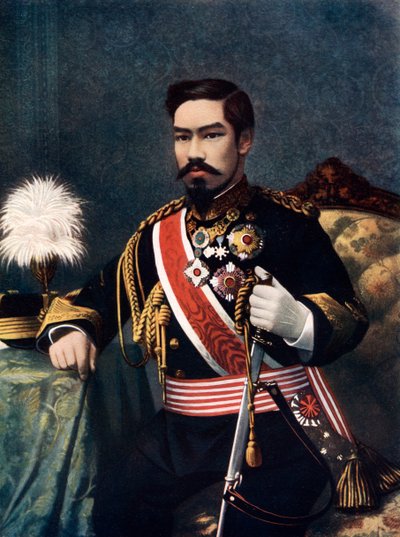 Imperatore Meiji del Giappone, fine XIX-inizio XX secolo da Unbekannt
