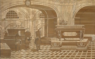 Imperatore Nicola I alla bara dell