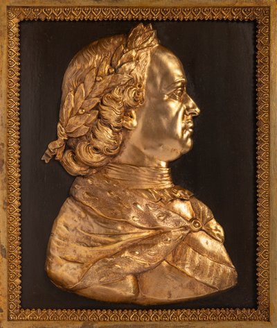 Imperatore Pietro I il Grande Bassorilievo da Unbekannt
