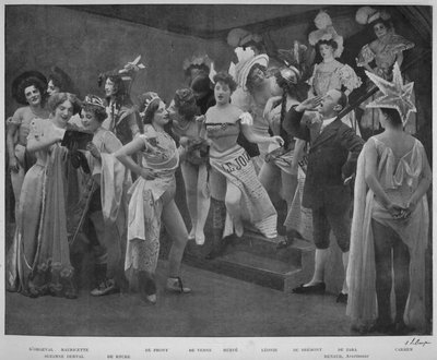 En Scene Pour Le Trois!, 1900 da Unbekannt