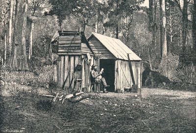 Accampamento di Squatters australiani, 1896 da Unbekannt