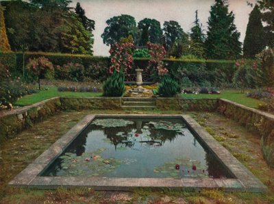 Giardino Recintato e Stagno di Gigli a Gatton Park, Surrey da Unbekannt