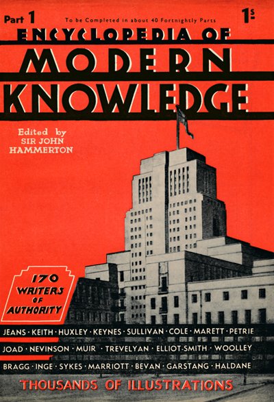 Enciclopedia della conoscenza moderna Parte 1 pubblicità, 1935 da Unbekannt