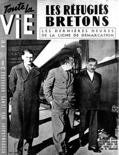 Fine della linea di demarcazione tra la Francia occupata dai tedeschi e la Francia di Vichy, marzo 1943 da Unbekannt