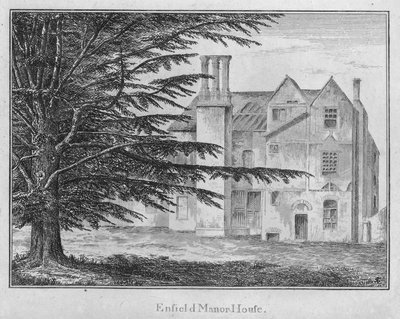 Enfield Manor House, c1792 da Unbekannt