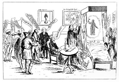 Credulità inglese, o Il fantasma invisibile, 1762 da Unbekannt