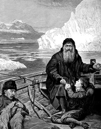 Navigatore inglese Henry Hudson 1550-1611 nel suo ultimo viaggio da Unbekannt