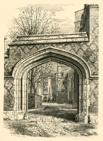 Ingresso al cortile di Weston, 1911 da Unbekannt