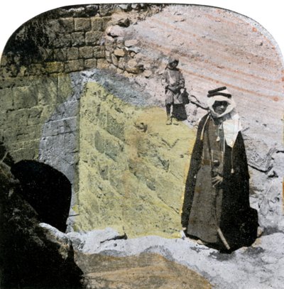 Ingresso alla Fontana delle Vergini, Gerusalemme, Israele, fine XIX secolo da Unbekannt