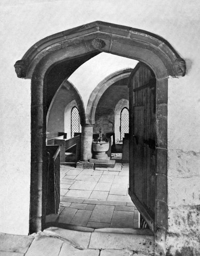 Ingresso alla cappella, Haddon Hall, Derbyshire, 1924-1926 da Unbekannt