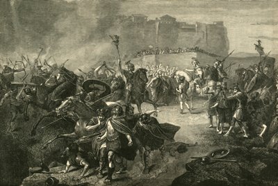 Ingresso di Belisario a Roma, 536 d.C., 1890 da Unbekannt