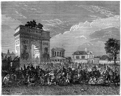 Ingresso della Guardia Nazionale a Parigi, dopo la campagna prussiana, 1807 da Unbekannt