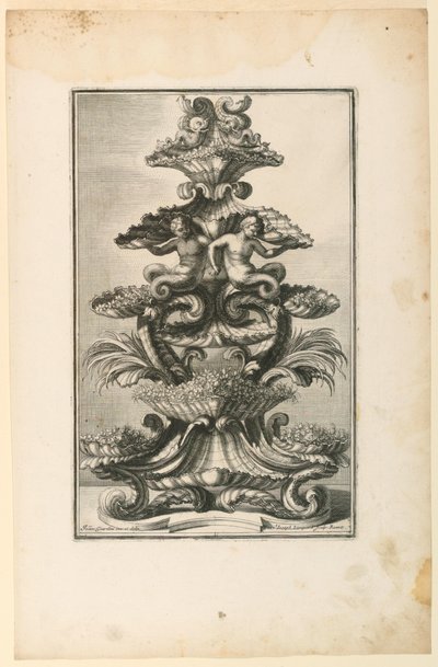 Epergne, da Disegni Di da Unbekannt