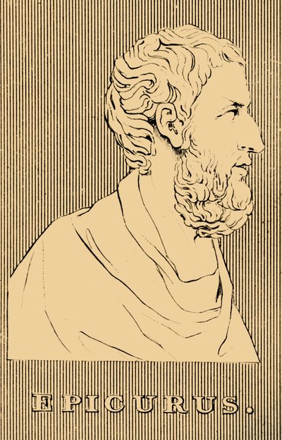 Epicuro, 341-270 a.C., 1830 da Unbekannt