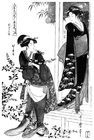 Episodio da una parodia del Chushingura, giapponese, c1797 1958 da Unbekannt