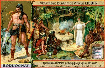Episodi nella storia del Belgio fino al XIII secolo: Boduognatus, c1900 da Unbekannt