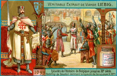 Episodi nella storia del Belgio fino al XIII secolo: Goffredo di Buglione, c1900 da Unbekannt