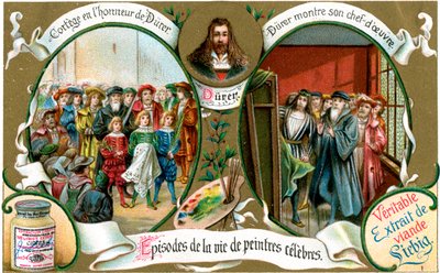Episodi della vita di pittori famosi: Durer, c1900 da Unbekannt