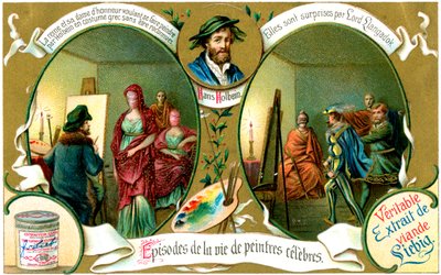 Episodi della vita di pittori famosi: Hans Holbein, c1900 da Unbekannt