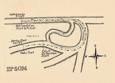 Ippodromo di Epsom, 1940 da Unbekannt