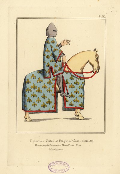 Statua equestre di Filippo VI di Valois, re di Francia da Unbekannt