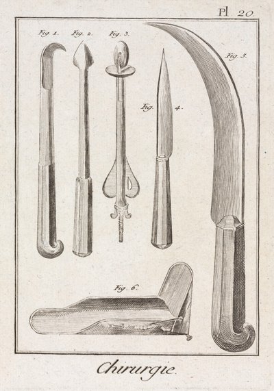 Attrezzature, coltelli chirurgici dell