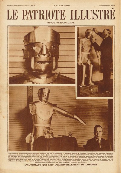 Eric, il Primo Robot Britannico all