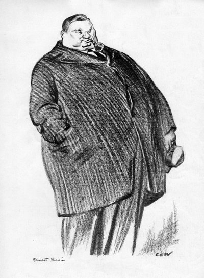 Ernest Bevin, politico laburista britannico, 1933 da Unbekannt