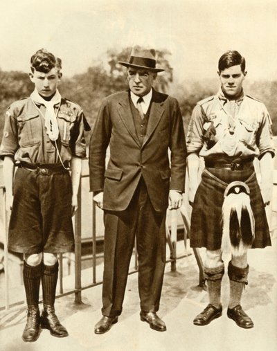 Ernest Shackleton con James Marr e Norman Mooney, 1921, 1935 da Unbekannt