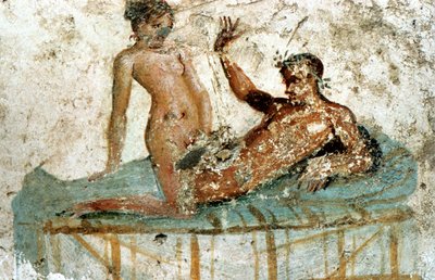 Affresco erotico, Pompei, Italia da Unbekannt