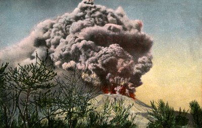 Eruzione del Vesuvio, Italia, aprile 1906 da Unbekannt