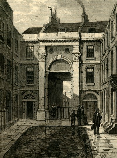 Essex Water Gate, Essex Street, Strand, 1881 da Unbekannt