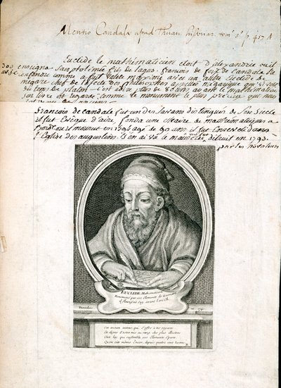 Euclide, matematico greco, 1740 da Unbekannt