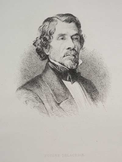 Eugène Delacroix, 1800 da Unbekannt
