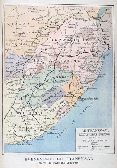 Eventi nel Transvaal, Africa, 1899 da Unbekannt