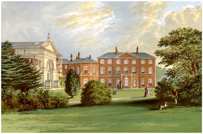 Everingham Park, Yorkshire, casa di Lord Herries, c1880 da Unbekannt
