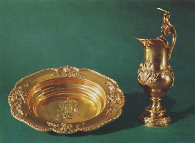 Brocca e bacile, c.1735, 1953 da Unbekannt