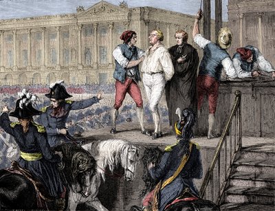 Esecuzione di Luigi XVI di Francia, Parigi, 21 gennaio 1793 da Unbekannt