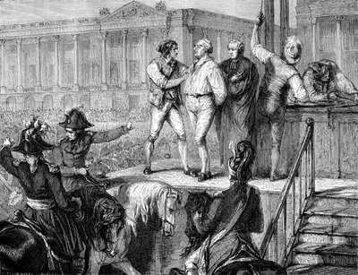 Esecuzione di Luigi XVI di Francia, Parigi, 21 gennaio 1793 da Unbekannt