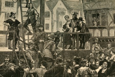 Esecuzione di Tomkins e Challoner da Unbekannt